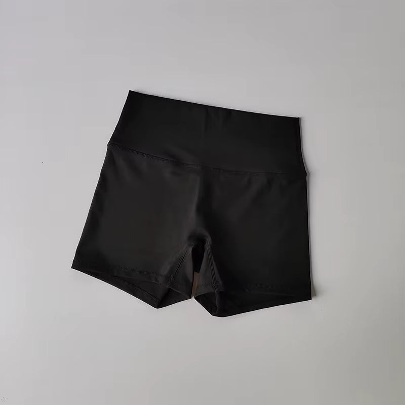 Yoga Sports Shorts Shorts Tight Fitting Elastic Three Part Pants Nude Feeling High Waist Hip Lifting Quick Drying Yoga Hot Pants