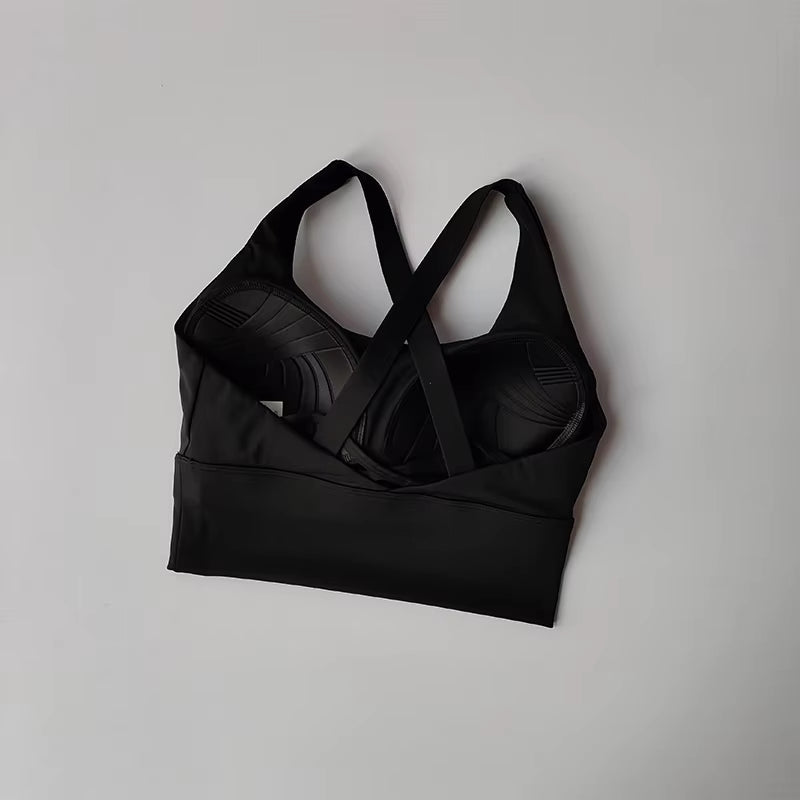 All-In-One Sports Bra Collection Breast High-Intensity Professional Shock-Proof Huddle Running Bra Yoga Fitness Bra Summer Cloth